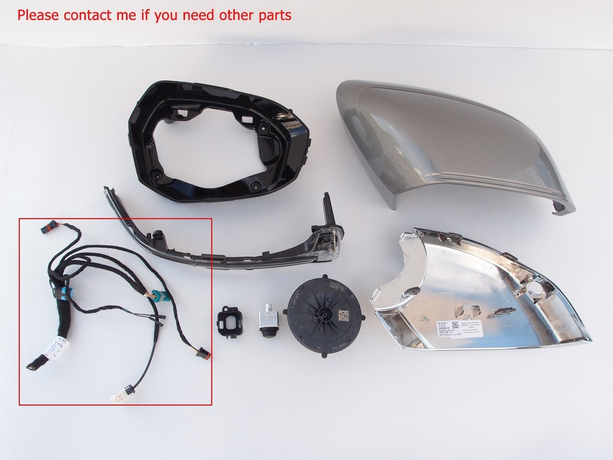 22-24 OEM BMW 7 G70 G71 i7 RIGHT EXTERIOR MIRROR WIRING heat/blind  