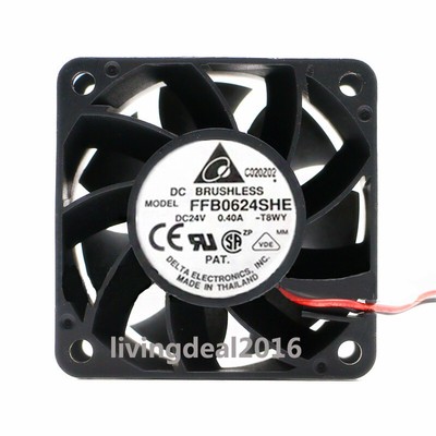 1pcs Delta FFB0624SHE -BROO 24V 0.40A 6038 6CM Fan New