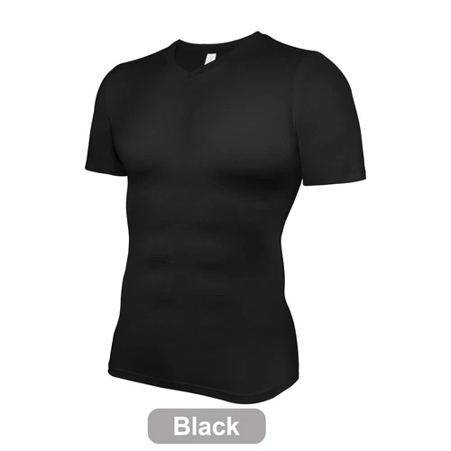1-2 Pack Men's Compression Short Sleeve Shirt Base Layer Top Gym Sports T-Shirts - Picture 15 of 19