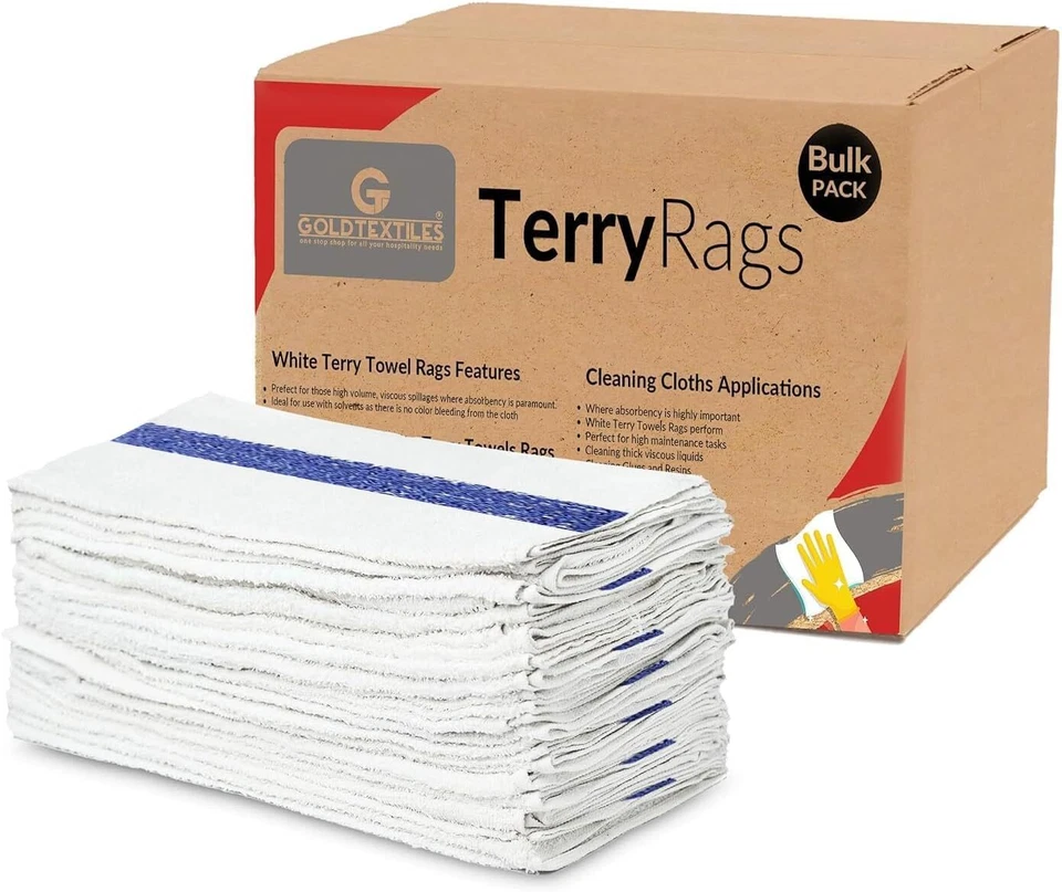 Toalla de trapo de felpa de uso múltiple paquete a granel de 60 juegos de toallas de baño grado B mezcla de algodón Foto 2 de 4