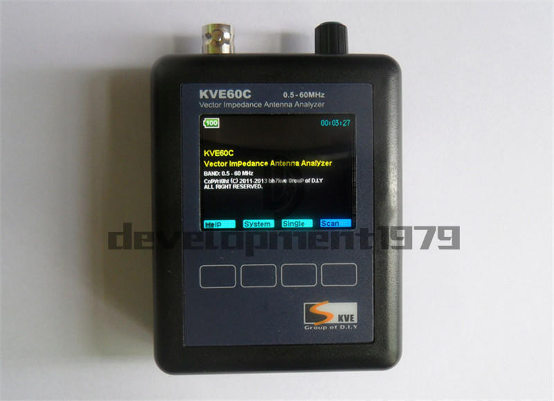 ONE NEW KVE-60C HF Vector Antenna Analyzer Meter Impedance