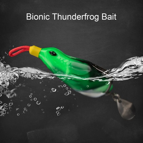 6cm/13g Bionic Frog Lure Bite Resistant Angling Bionic Frog Double Hook Fake