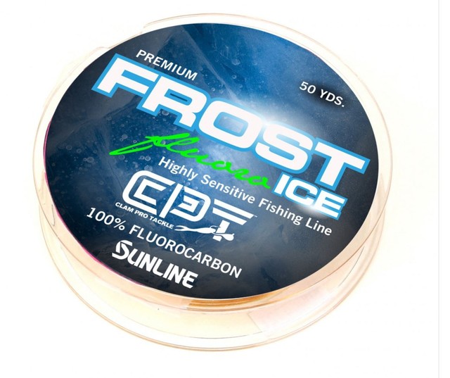 Clam FROST ICE Fluorocarbon Metered Ice Fishing Line