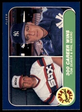 1986 Fleer Tom Seaver/Phil Niekro . #630