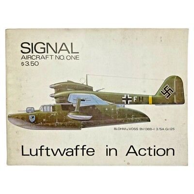 Vtg 1971 Signal Aircraft #1 LUFTWAFFE IN ACTION Blohm & Voss BV 138B Focke Wulf