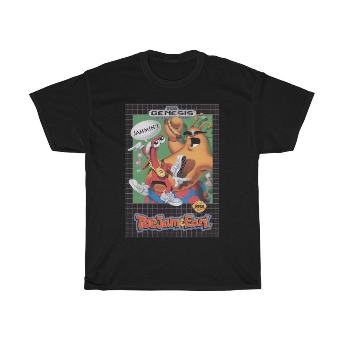 Earl ゲームシャツ Toe Jam & Earl T-Shirt New Small Med Large XL Cult Vintage Video