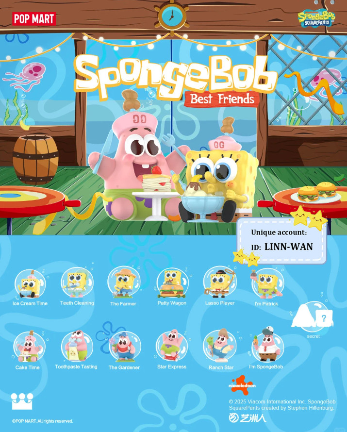その他 SpongeBob Best Friends Series Figures SpongeBob Best Friends Series Figures – BlindBoxed