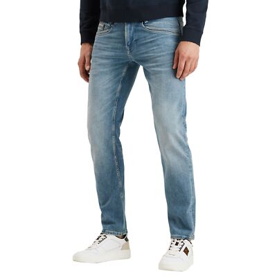 PME Legend Herren Jeans SKYRAK - Low Waist - Regular Fit - Blau Grau Schwarz