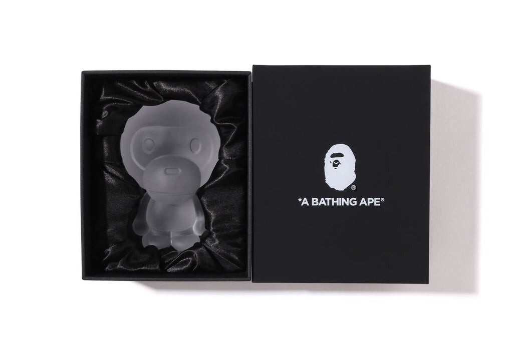 A BATHING APE - BAPE BABY MILO CRYSTAL FIGURE クリスタルフィギュア A BATHING APE® Baby Milo Crystal Figure | Bape official