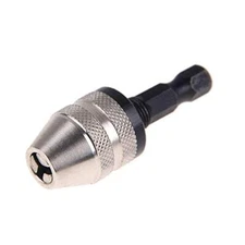 DRILAX 1/4 Inch Hex Shank 0.3mm to 1/4 inch Keyless Drill Chuck Quick Change Ada