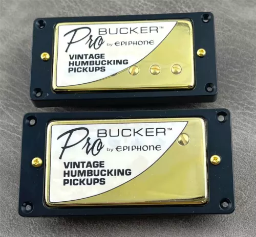 Epiphone ProBucker Gold Vintage Humbucker Pickup Set LP&SG 5 Wire Korea OEM