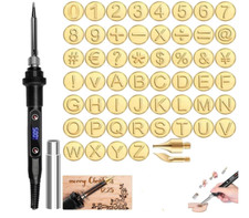 Hot Stamp Tool with Alphabet,26 Letters Coppe...