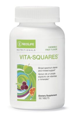 NeoLife Vita-Squares - Chewable Multivitamin for Kids 18 Essential Vitamins &...