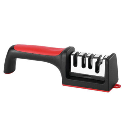 Knife Sharpener 4 Stage Steel Diamond Ceramic Coated Kitchen Sharpening Tool US