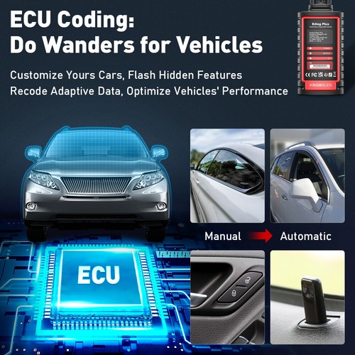 Ediag Plus Bidirectional Key Coding Car OBD2 Scanner Can-FD Diagnostic Tool BT - Bild 7 von 18