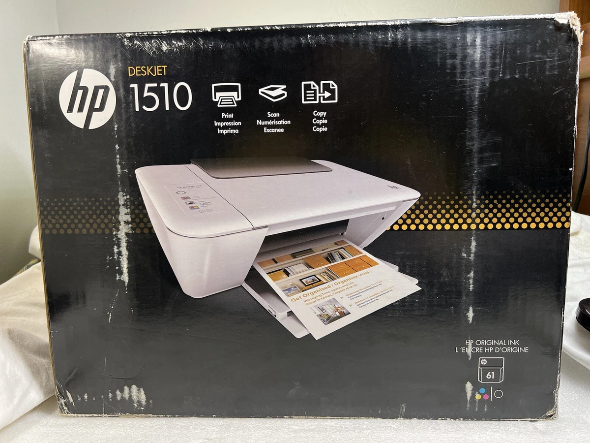 HP DeskJet 1510 All In One Printer Scanner Copier B2L56A With Ink NEW Sealed
