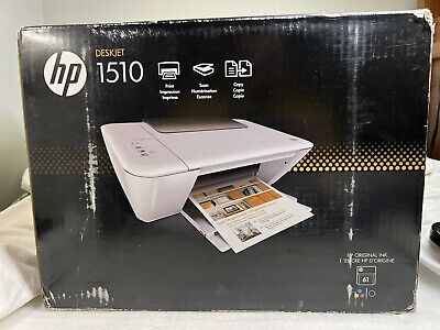 perjudicar silencio Adelantar HP DeskJet 1510 todo en uno Dell escáner Copier B2L56A con tinta ~ Nuevo  Sellado | eBay