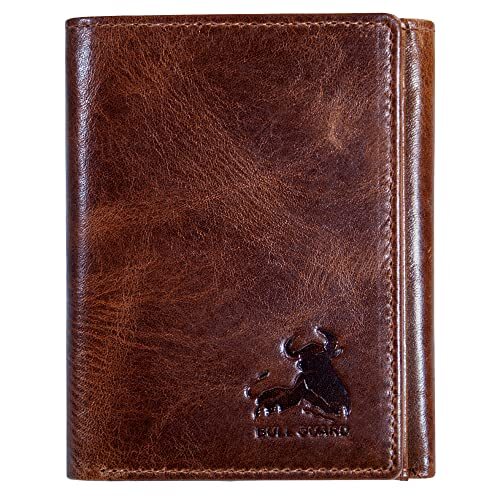 Best Leather Men's RFID Trifold Wallet With ID Adventure Brown - Forest Brown - 第 2/8 張圖片