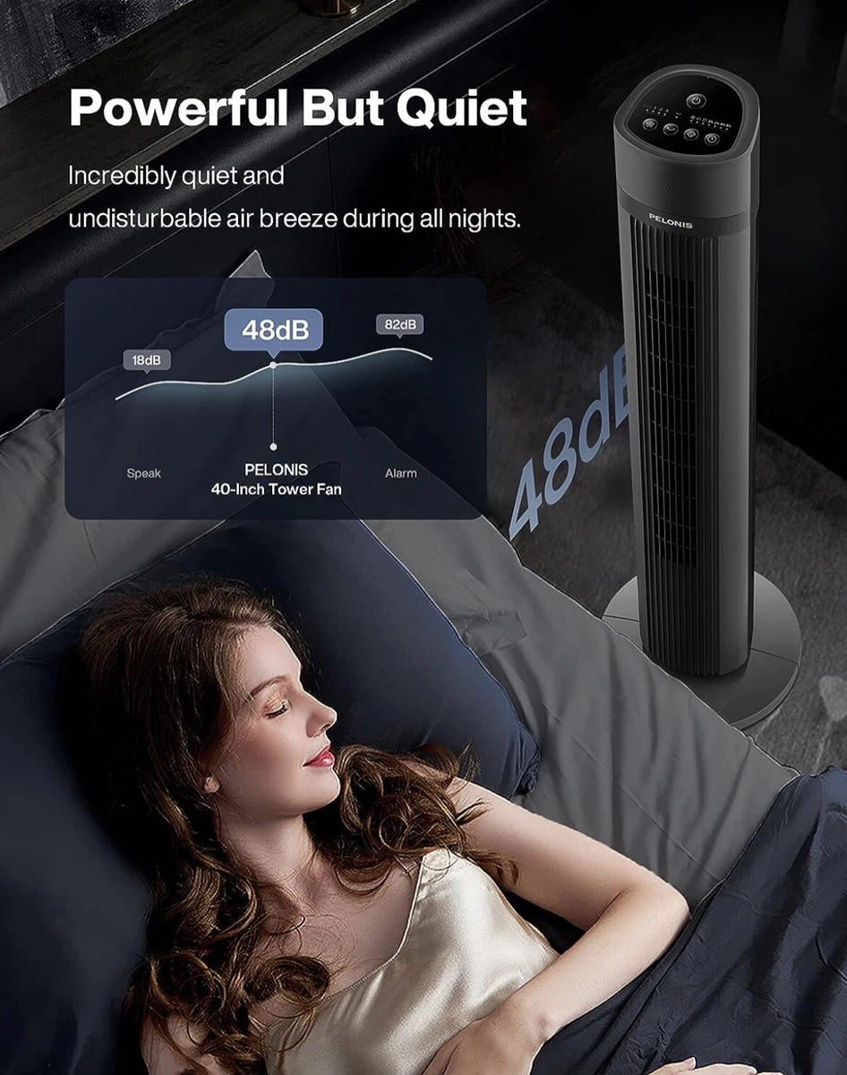 Pelonis 40-Inch Tower Fan, Quiet Cooling Fan with Remote | eBay