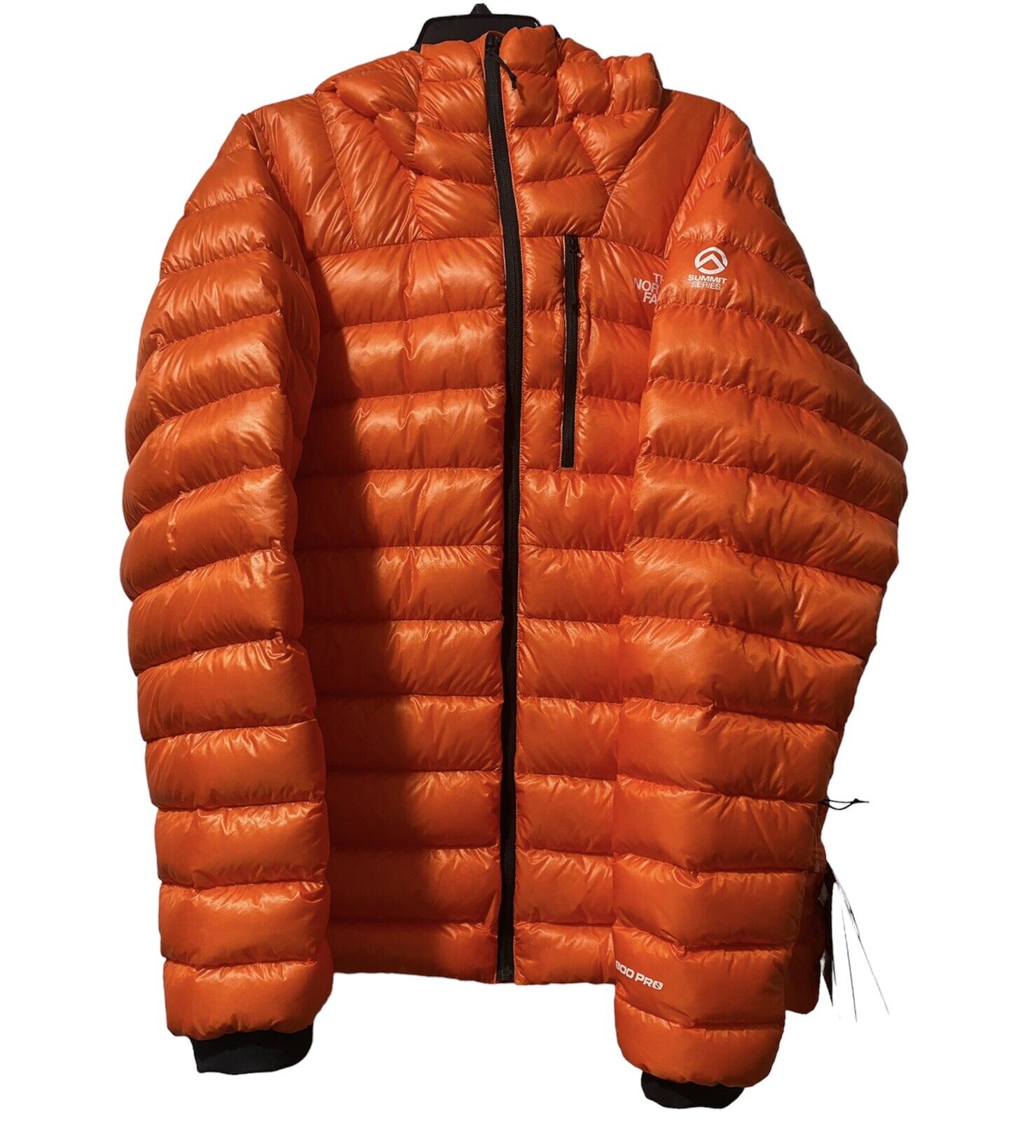 The North Face TNF 800 Fill Pro Down Summit Series Orange Hoodie