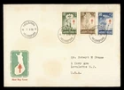 DR WHO 1959 FINLAND FDC TB FLOWER COMBO SEMI POST M68424