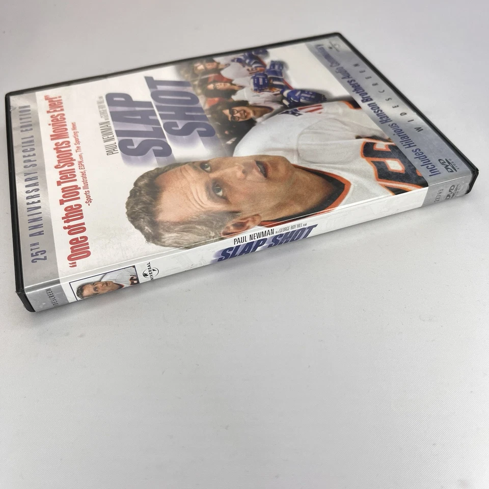Slap Shot 25th Anniversary Edition DVD Paul Newman Hanson Brothers Free Shipping Foto 3 de 4