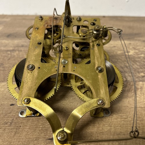 Vtg antique Gilbert mantel mechanical wind up clock Movement (PARTS OR REPAIR) - Picture 3 of 6