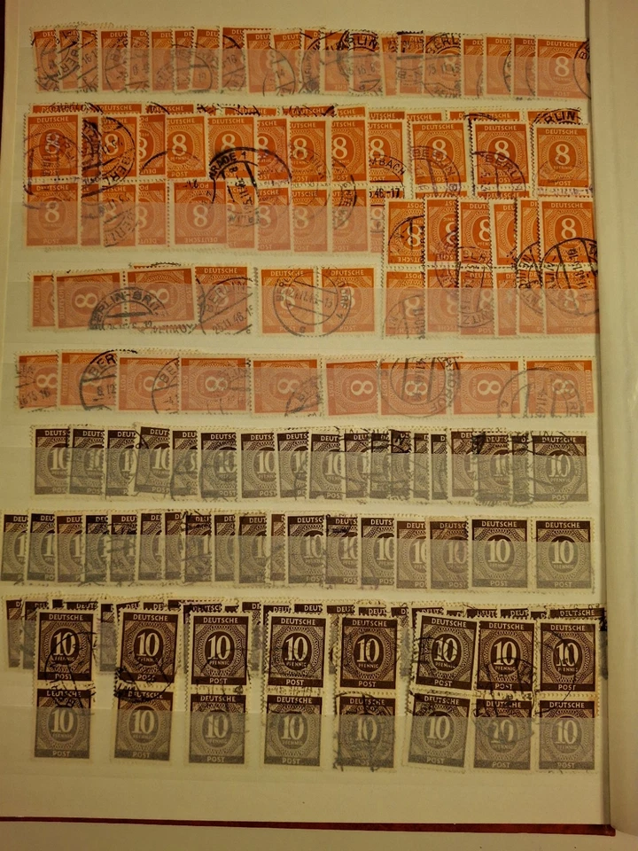 Germany Stamps Lot  Allied Occupation Several Stock Pages. - Image 2 of 4