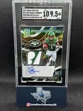 2022 Spectra Ahmad Sauce Gardner Aspiring Patch Autograph Neon Splatter #/8