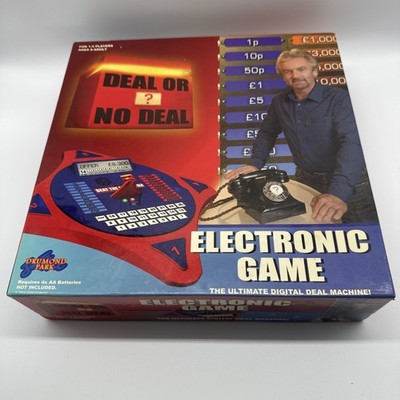 Deal Or No Deal elektronisches Brettspiel verpackt mit Anleitung funktioniert 2006