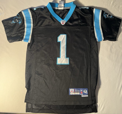 Cam Newton NFL Jersey #1 Carolina Panthers Stitched On Field Youth Medium