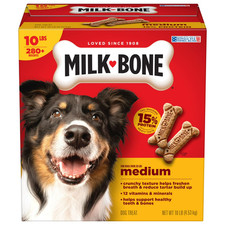 Milk-Bone Original Dog Biscuits, Medium Crunchy Dog Treats, 10 lbs
