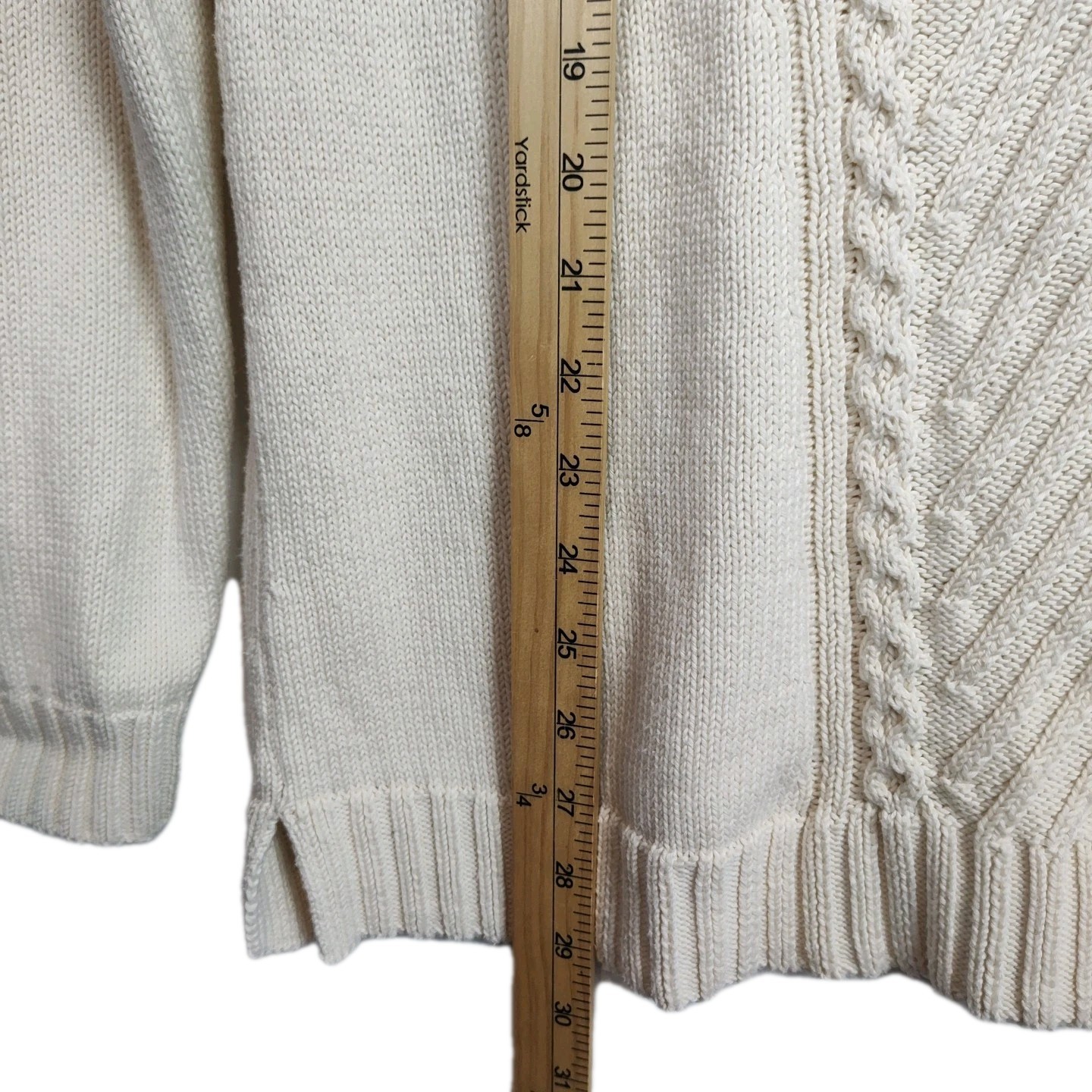 Talbots Cable Knit Cowl Neck Pullover Women's Swe… - image 7