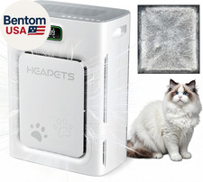 Pet Air Purifier for Home Large Room 2500 Sq Ft, H13 HEPA Washable Double-Sided
