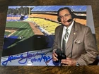 Los Angeles Dodgers Announcer JAIME JARRIN Signed 4x6 Photo BASEBALL AUTOGRAPH F