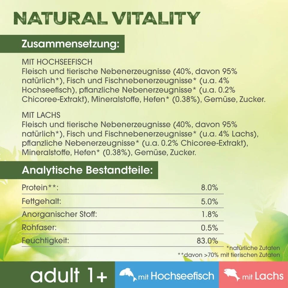 Perfect Fit Adult 1+ Katzenfutter Nass 36x50g Hochseefisch Lachs getreidefrei - Bild 4 von 4