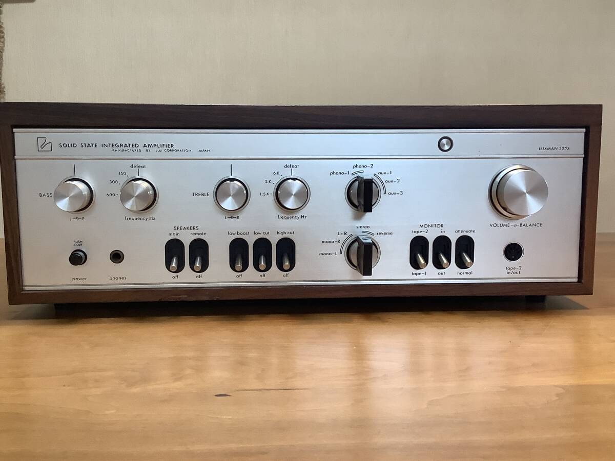 ジャンク品　LUXMAN 505X LUXMAN SQ-505X Integrated Amplifier Tested Used Japan | eBay