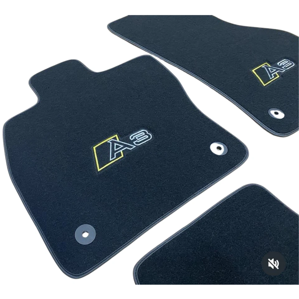 Car floor mats for Audi A3 8Y 8P 8V 8Y RS3 Sline automotive carpet car mats all weather - Image 4 of 4