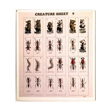 Bearhug Zargonian Creature Sheet #9 Bag NM