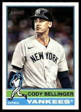 Cody Bellinger 2025 Topps Heritage #129 New York Yankees FREE SHIP AutographDen