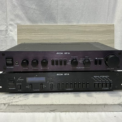 ADCOM GFP-1A STEREO PREAMPLIFIER Fro Record Player Turntable LP Vinyls W/ Tuner 