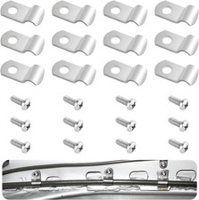 12pcs Brake Line Clamp With 12pcs Screw Setstainless Steel 14 Brake Line Clip
