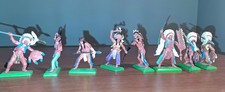 Britains Deetail Dismounted Indian Foot Soldiers 8 Piece 7 Poses made in England