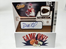 2004 Fleer Authentix #AA-DH Dante Hall Auto #ed /50 RC Rookie Chiefs BUF