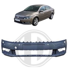 Stoßstange vorne für VW Passat B7 2010-2014 Stoßfänger grundiert SRA + 4x PDC