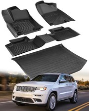 Floor Mats for Jeep Grand Cherokee: 2011-2021 Not for L Cargo Trunk Liner, ...