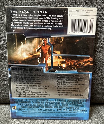 The Running Man (DVD, 2004, 2-Disc Set, Special Edition) New Sealed - Picture 2 of 6