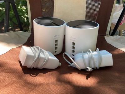 2 Pack TP-LINK Deco W6000 AX3000 Full Home Mesh Wi-Fi 6 System - White