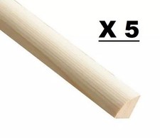 Quadrant Trim Pine Decorative Moulding Flooring Edging Beading Quad 18 & 21mm