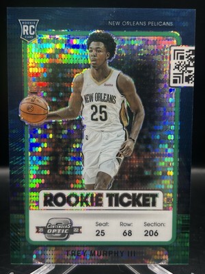 TREY MURPHY III 2021-22 Contenders OPTIC GREEN PULSAR ROOKIE